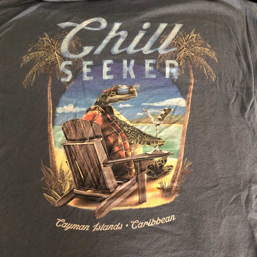 ⭐️⚾️  ‘Chill Seeker’ BackGraphic T-Shirt